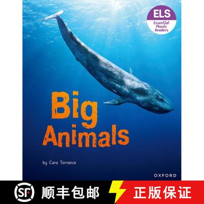 【3-4周达】Essential Letters and Sounds: Essential Phonic Readers: Oxford Reading Level 7: Big Animals [9781382039383]