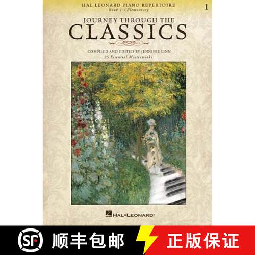 【3-4周达】Journey Through the Classics: Book 1 Elementary: Hal Leonard Piano Repertoire [9781458411495]