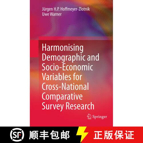 【3-4周达】Harmonising Demographic and Socio-Economic Variables for Cross-National Comparative Survey... [9789402400045]