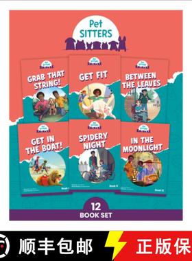 【3-4周达】Phonic Books Pet Sitters: Decodable Phonic Books for Older Readers (CVC, Alternative Conso... [9780593844700]