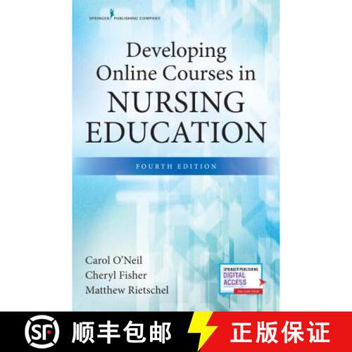 【3-4周达】Developing Online Courses in Nursing Education, Fourth Edition [9780826140395]