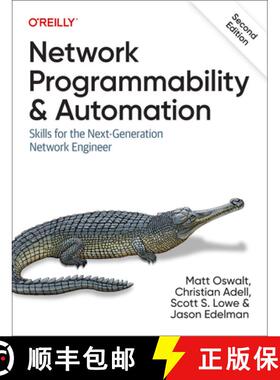 【3-4周达】Network Programmability and Automation: Skills for the Next-Generation Network Engineer [9781098110833]