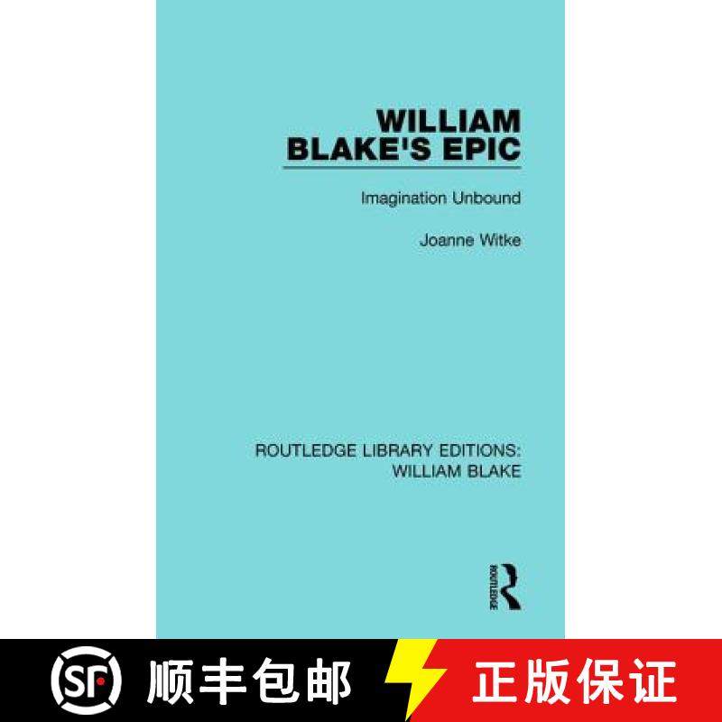【3-4周达】William Blake's Epic: Imagination Unbound [9781138939202]