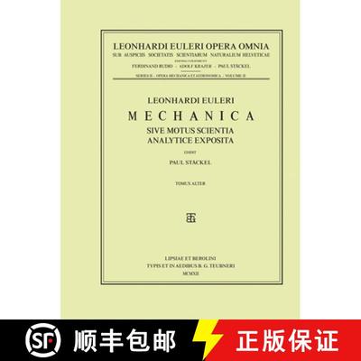 【3-4周达】Mechanica Sive Motus Scientia Analytice Exposita 2nd Part [9783764314316]