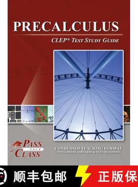 【3-4周达】Precalculus CLEP Test Study Guide [9781614337171]