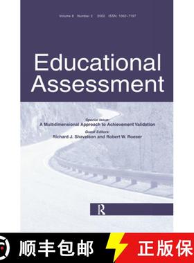 【3-4周达】Special Issue: A Multidimensional Approach to Achievement Validation: A Special Issue of E... [9780805896022]