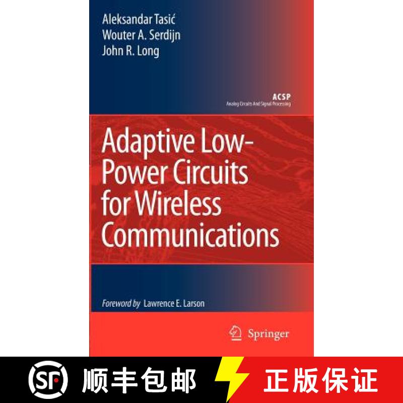 【3-4周达】Adaptive Low-Power Circuits for Wireless Communications [9781402052491]