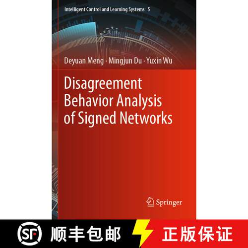 【3-4周达】Disagreement Behavior Analysis of Signed Networks [9789811955327]