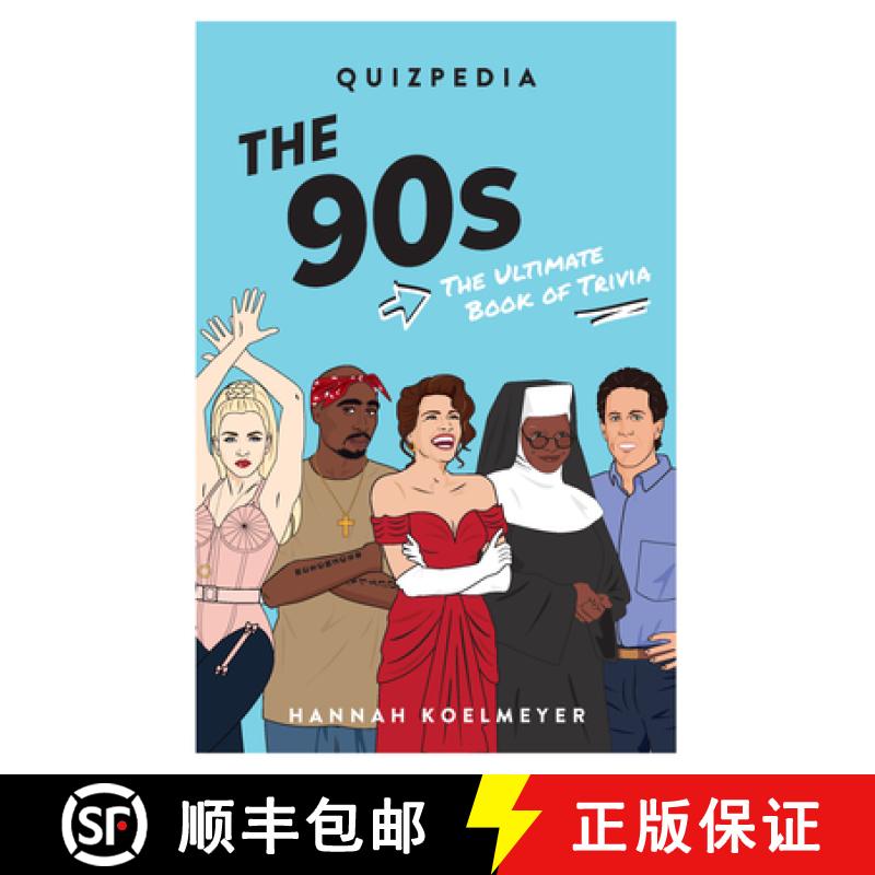 【3-4周达】The 90s Quizpedia: The Ultimate Book of Trivia [9781922417350]