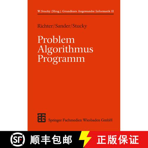 【3-4周达】Problem - Algorithmus - Programm (2., durchgesehene Auflage 1993) [9783519129356]