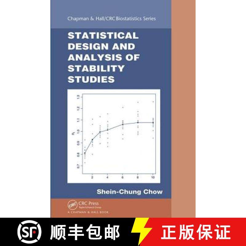 【3-4周达】Statistical Design and  Analysis of Stability Studies [9781584889052]