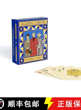 现货 阿加莎·克里斯蒂扑克牌 Agatha Christie Playing Cards: The perfect family gift for fans of Agatha... [9781399607728]
