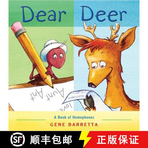 【3-4周达】Dear Deer: A Book of Homophones [9780312628994]
