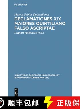 【3-4周达】Quintilianus, M. Fabius: Declamationes XIX Maiores Quintiliano Falso Ascriptae [9783598717550]