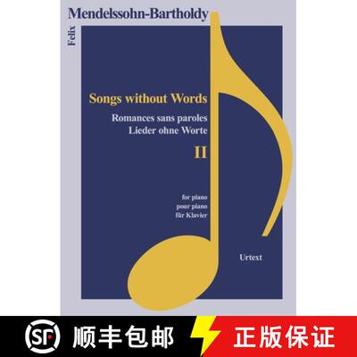 【3-4周达】Lieder Ohne Worte II [9783741914850]