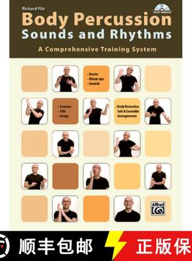 【3-4周达】Body Percussion -- Sounds and Rhythms: A Comprehensive Training System, Book & DVD [9783933136114]
