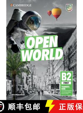 【3-4周达】Open World First Teacher's Book with Downloadable Resource Pack [9781108647892]