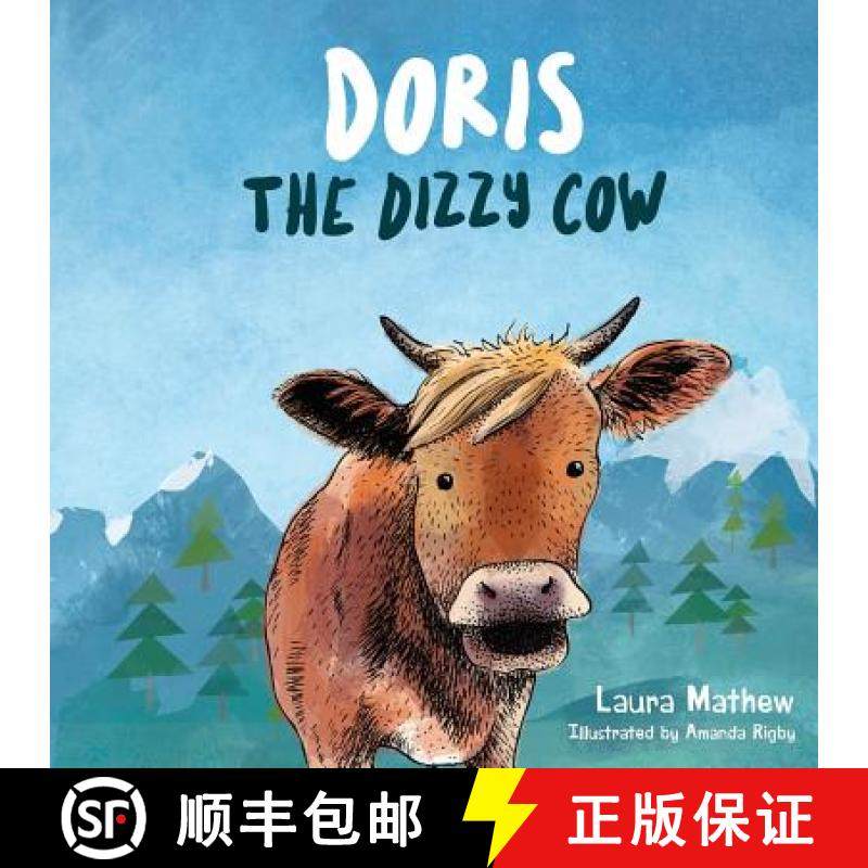 【3-4周达】Doris, The Dizzy Cow [9781786232571]