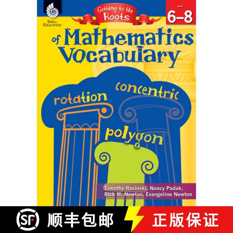 【3-4周达】TCM Getting to the Roots of Mathematics Vocabulary Levels 6-8 [9781425808662]