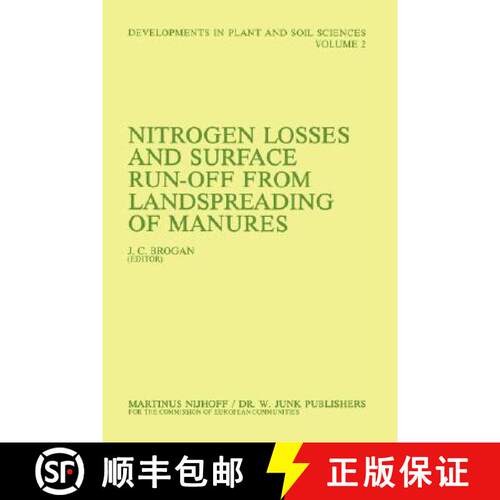 【3-4周达】精装 Nitrogen Losses and Surface Run-Off from Landspreading of Manures [9789024724710]