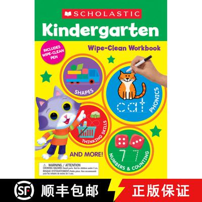 【3-4周达】Kindergarten Wipe-Clean Workbook [9781338887594]