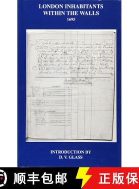 【3-4周达】London Inhabitants within the Walls 1695 [9780900952463]
