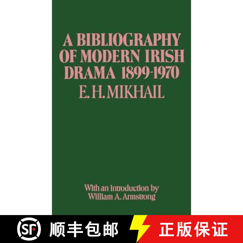【3-4周达】A Bibliography of Modern Irish Drama 1899-1970 [9781349016297]