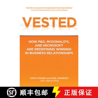 【3-4周达】Vested : How P&G, McDonald's, and Microsoft are Redefining Winning in Business Relationships [9780230341708]