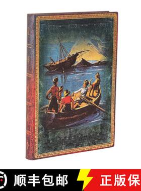 【3-4周达】Paperblanks the Famous Five Enid Blyton Softcover Flexi MIDI Unlined Elastic Band 176 Pg 1... [9781439798331]