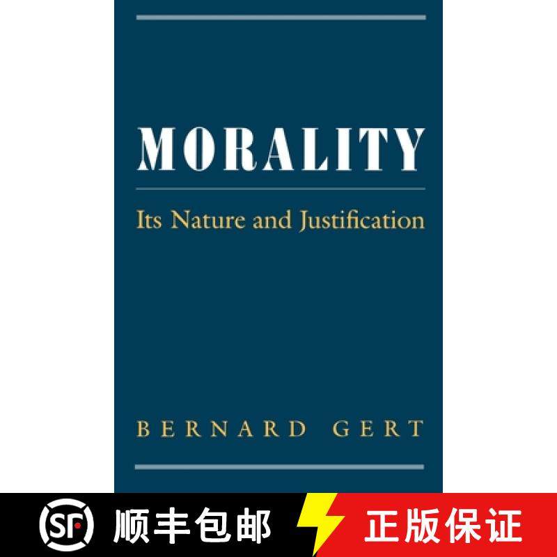 【3-4周达】Morality: Its Nature and Justification [9780195122565]