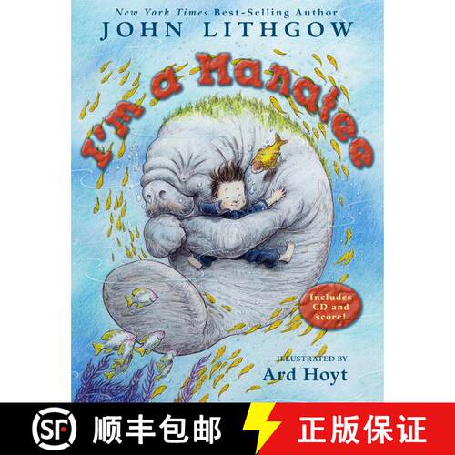 【3-4周达】精装 I'm a Manatee: I'm a Manatee [With CD] (Book and CD) [9780689854279]