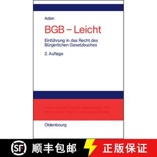 Gesetzbuches Einführung Recht Des Das Leicht 9783486274325 预订 Bürgerlichen BGB
