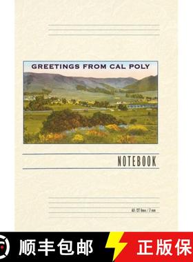 【3-4周达】Vintage Lined Notebook Greetings from Cal Poly, San Luis Obispo [9798385402922]