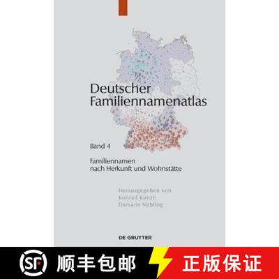 【3-4周达】Familiennamen Nach Herkunft Und Wohnstatte [9783110290592]