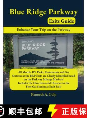 【3-4周达】Blue Ridge Parkway Exits Guide [9781312771697]