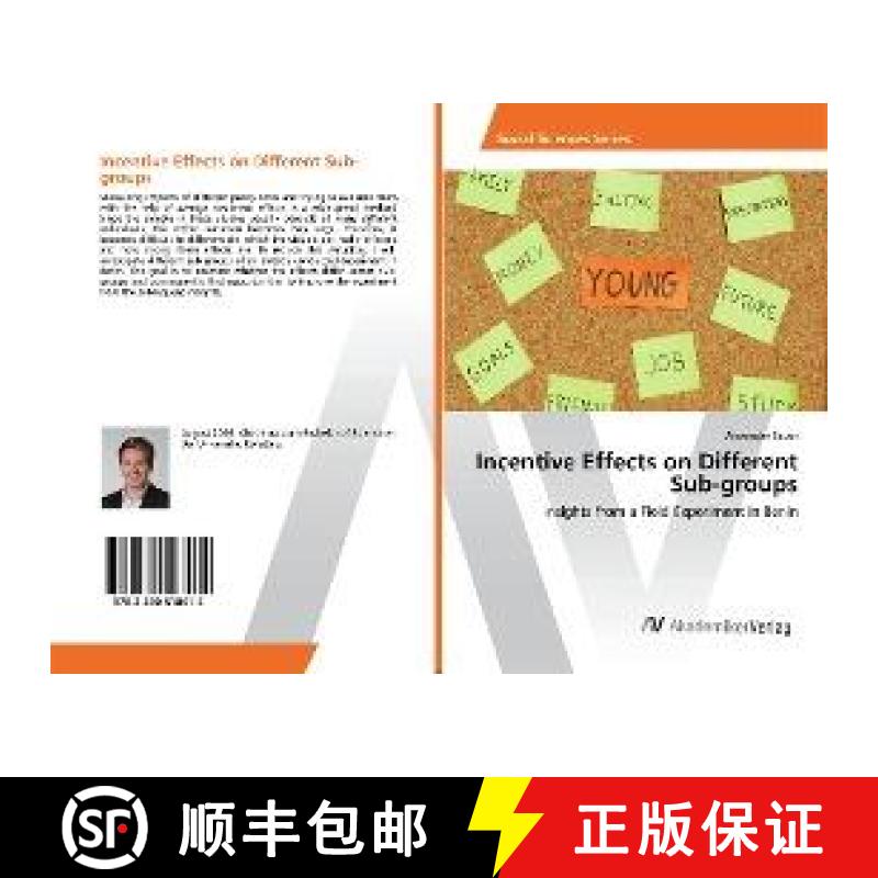 预订 Incentive Effects on Different Sub-groups [9783330518414]