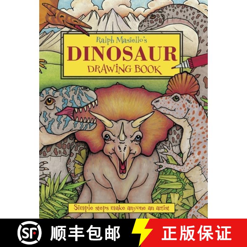 【3-4周达】Ralph Masiello's Dinosaur Drawing Book [9781570915284]