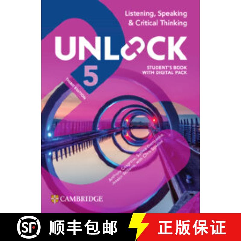 【3-4周达】Unlock Level 5 Listening, Speaking and Critical Thinking Student's Book with Digital Pack [9781009797597]