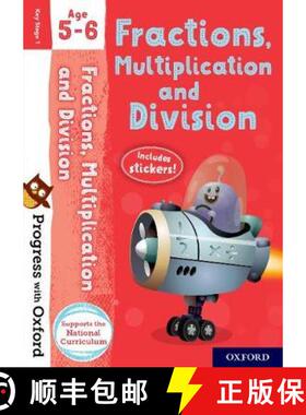预订 Progress with Oxford: Progress with Oxford: Multiplication, Division and Fractions Age 5-6- Prac... [9780192765789]