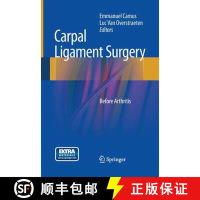 【3-4周达】Carpal Ligament Surgery : Before Arthritis [9782817805504]