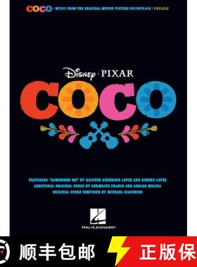 【3-4周达】Coco: Music from the Original Motion Picture Soundtrack [9781540013873]
