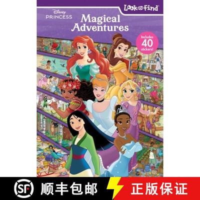 【3-4周达】Disney Princess: Magical Adventures Look and Find [9781503773752]