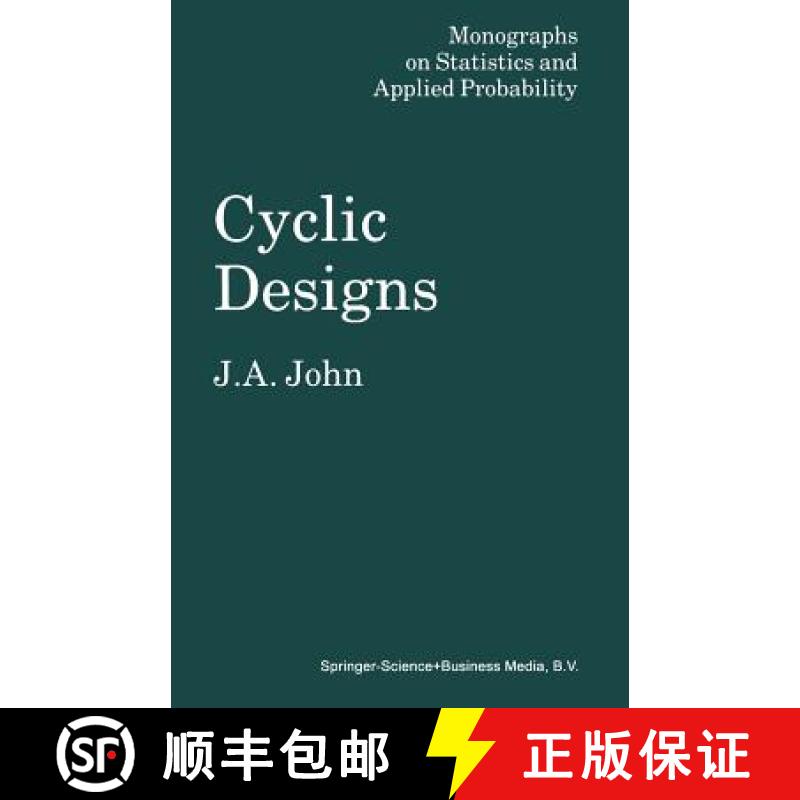 【3-4周达】Cyclic Designs [9780412282409]