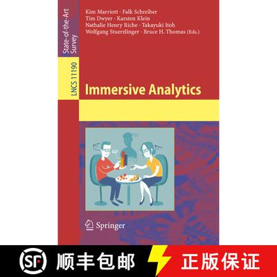 【3-4周达】Immersive Analytics [9783030013875]