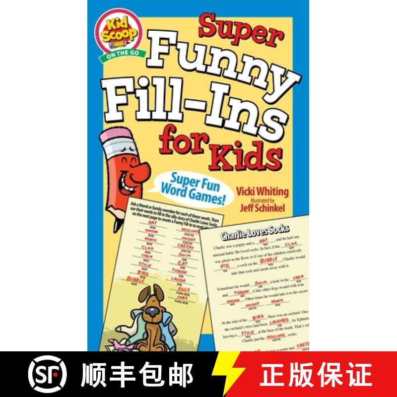 【2-3周达】Super Funny Fill-Ins for Kids [9781641242394]