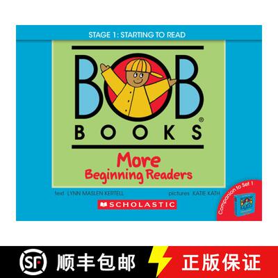 【3-4周达】Bob Books - More Beginning Readers Hardcover Collection of 12 Stories Decodable Phonics St... [9781546116790]