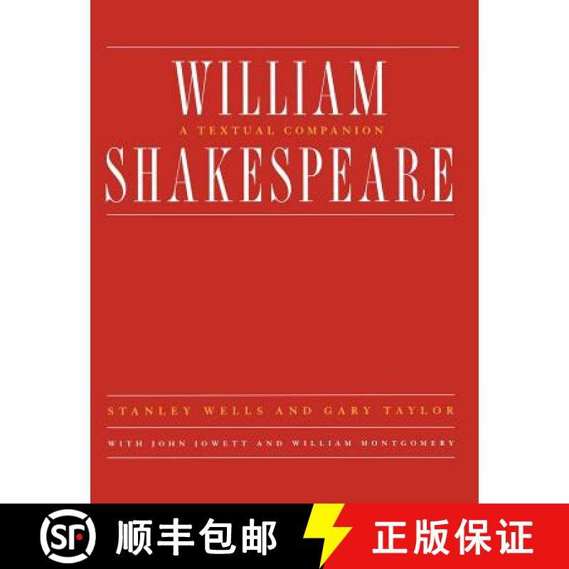 预订 William Shakespeare: A Textual Companion [9780393316674]