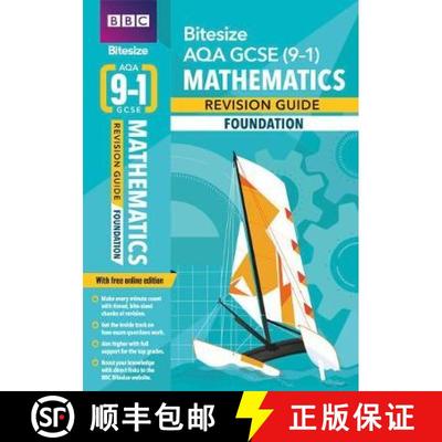 预订 BBC Bitesize AQA GCSE (9-1) Maths Foundation Revision Guide for home learning, 2021 assessments ... [9781406686081]