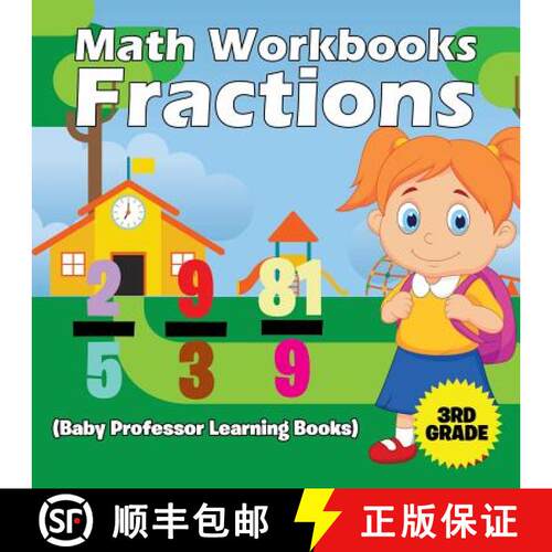 【3-4周达】Math Workbooks 3rd Grade: Fractions (Baby Professor Learning Books) [9781682800317]
