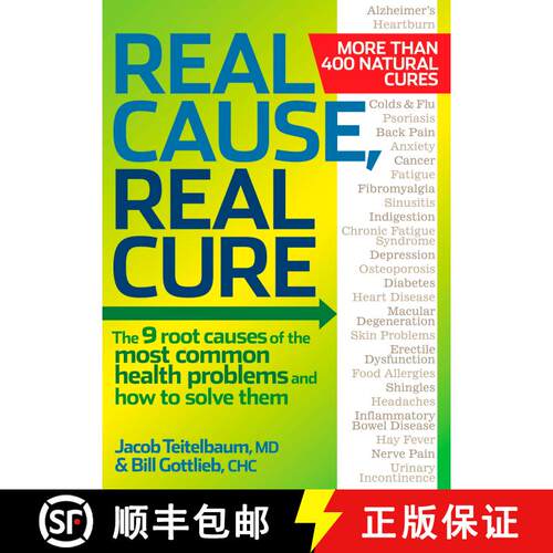 【3-4周达】Real Cause, Real Cure: The 9 root causes of the most common health problems and how to sol... [9781605292021]